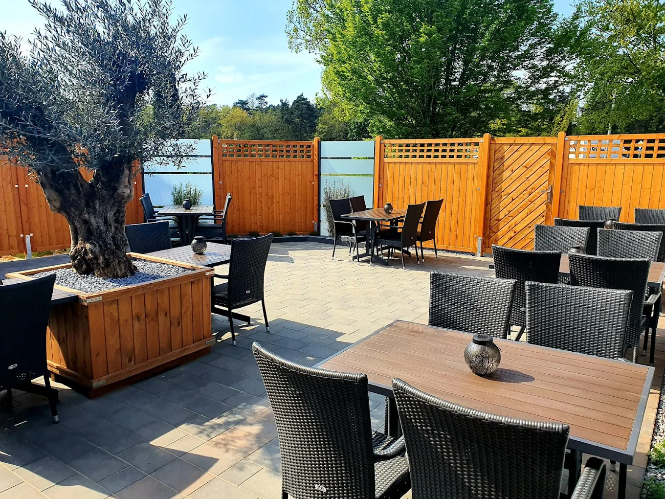 Außenbereich Restaurant La Bellezza